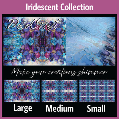 DecoCraft - Iridescent Collection - Enchanted Indigo Petals