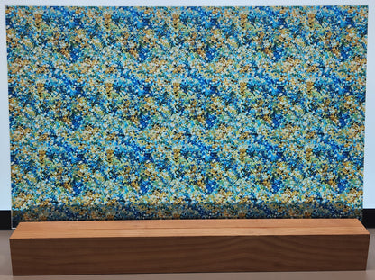 DecoCraft - Iridescent Collection - Sparkling Tides - Blue Green Chunky Glitter