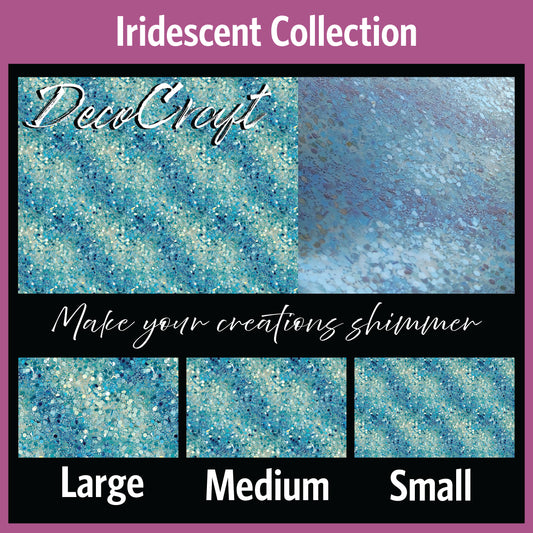 DecoCraft - Iridescent Collection - Sparkling Tides - Ocean Wave Glitter