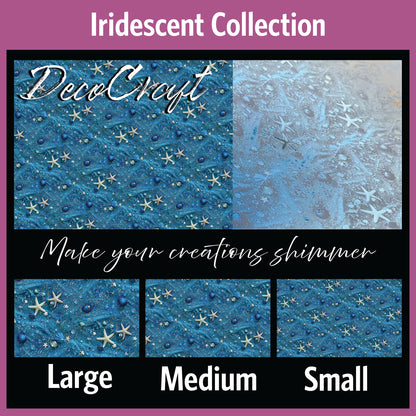 DecoCraft - Iridescent Collection - Sparkling Tides - Stars and Sand