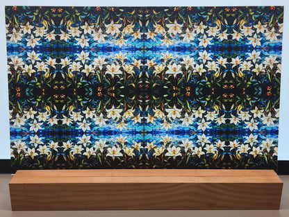 DecoCraft - Iridescent Collection - Stained Glass - Lily Garden Mosaic