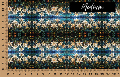 DecoCraft - Iridescent Collection - Stained Glass - Lily Garden Mosaic