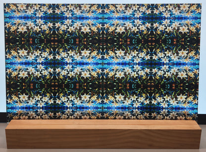 DecoCraft - Iridescent Collection - Stained Glass - Lily Garden Mosaic