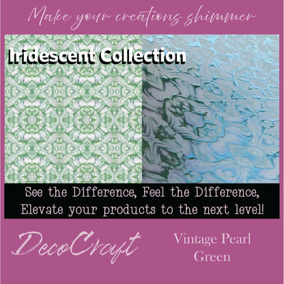 DecoCraft - Iridescent Collection - Vintage Pearl - Green