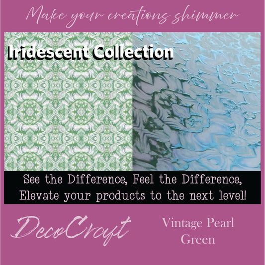 DecoCraft - Iridescent Collection - Vintage Pearl - Green