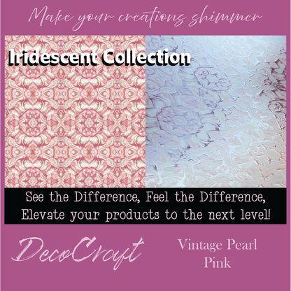 DecoCraft - Iridescent Collection - Vintage Pearl - Pink