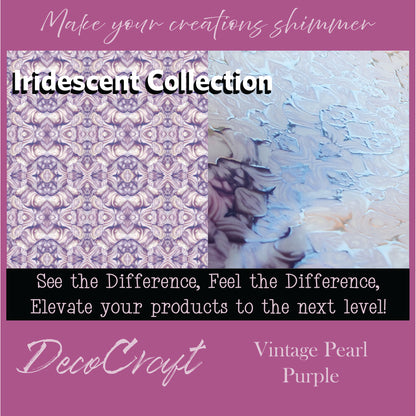 DecoCraft - Iridescent Collection - Vintage Pearl - Purple