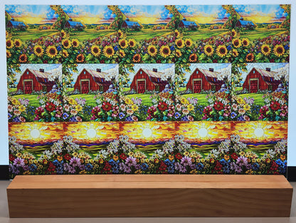 DecoCraft - Scenic Elevated Texture Tiles - Barnyard Daydream