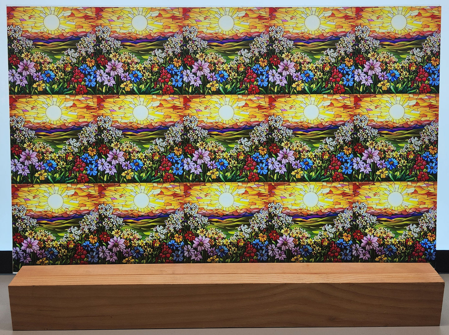 DecoCraft - Scenic Elevated Texture Tiles - Barnyard Daydream - Petals at Daybreak