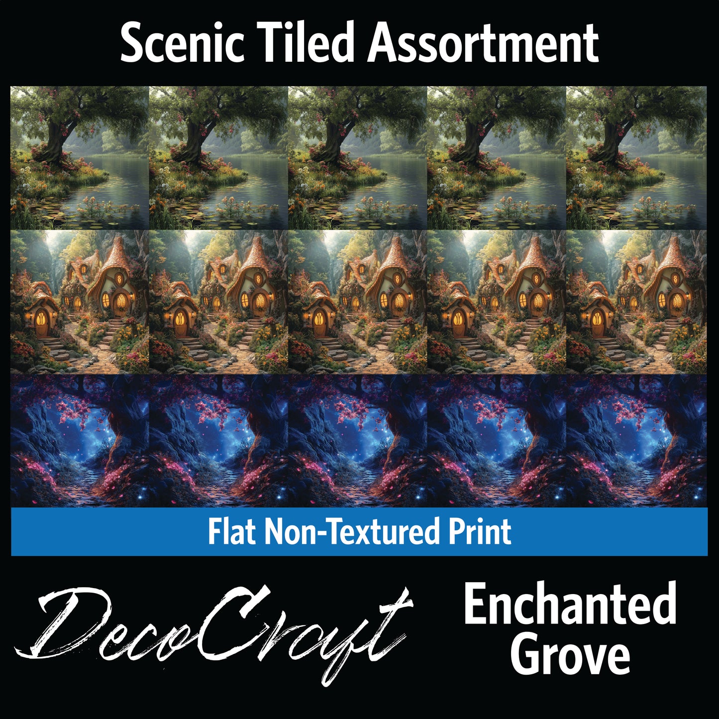 DecoCraft - Scenic Tiles Series - Enchanted Grove