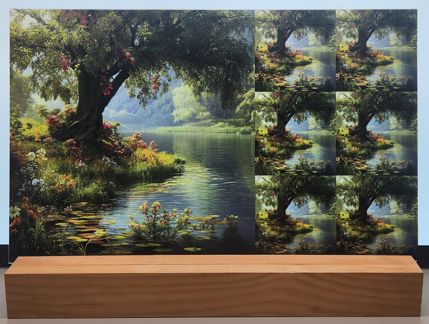 DecoCraft - Scenic Tiles Series - Enchanted Grove - Silent River