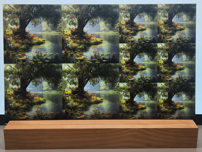 DecoCraft - Scenic Tiles Series - Enchanted Grove - Silent River