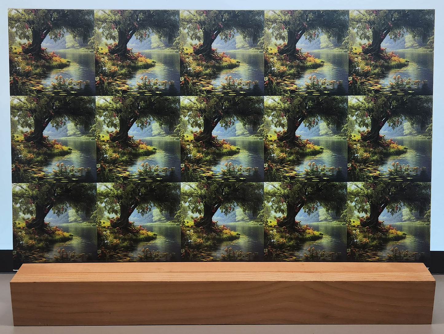 DecoCraft - Scenic Tiles Series - Enchanted Grove - Silent River