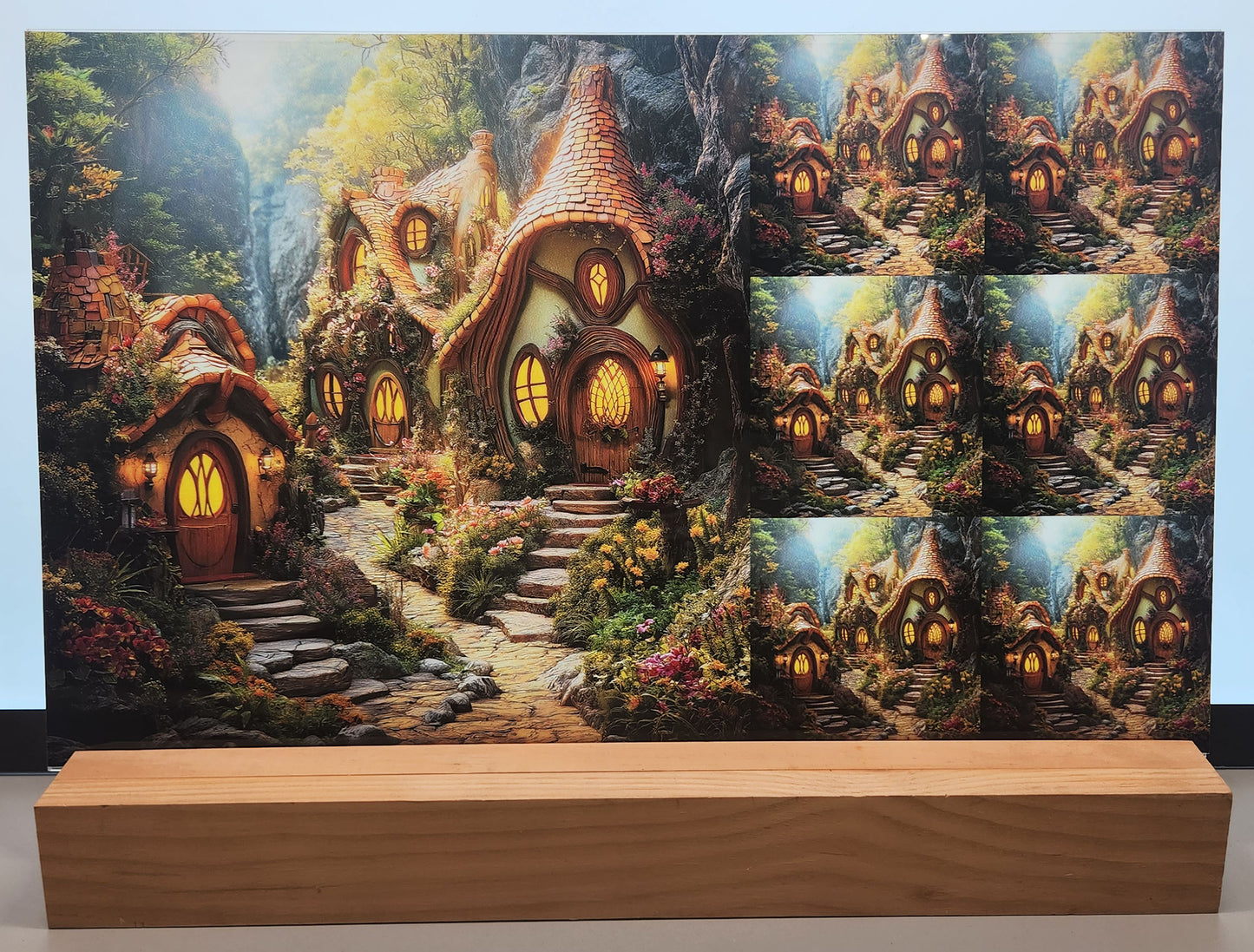 DecoCraft - Scenic Tiles Series - Enchanted Grove - Gnome Village