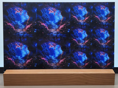 DecoCraft - Scenic Tiles Series - Enchanted Grove - Nighttime