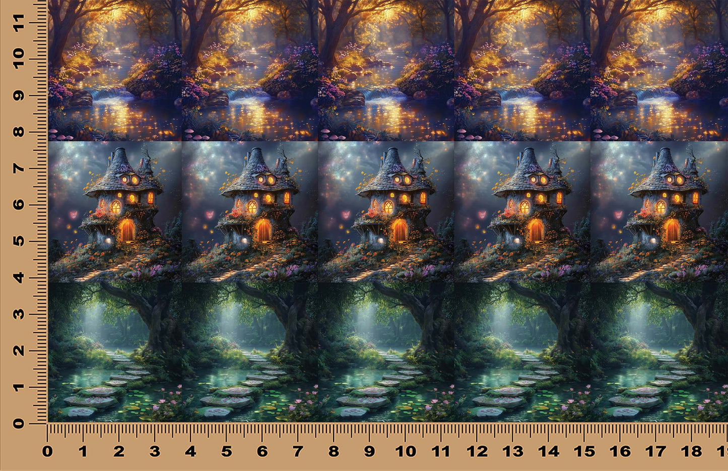 DecoCraft - Scenic Tiles Series - Whimsical Hallow