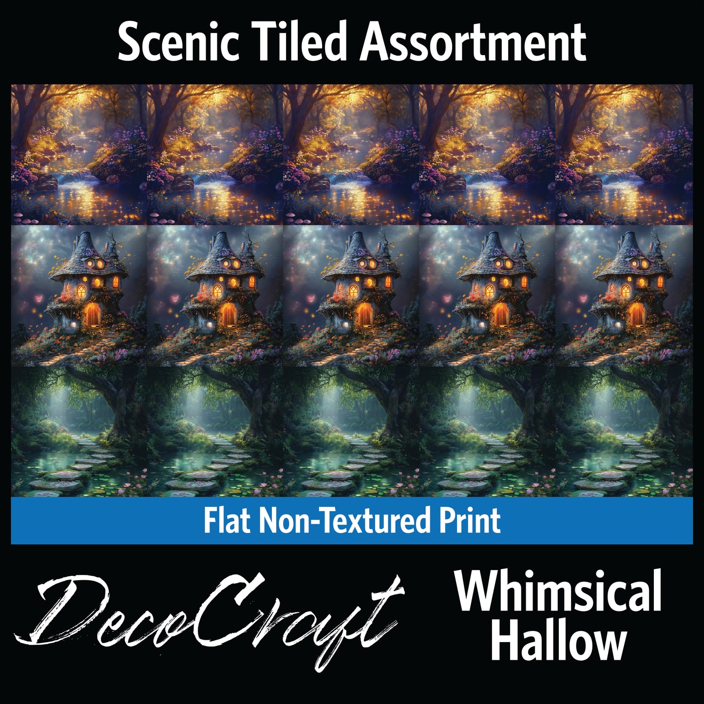 DecoCraft - Scenic Tiles Series - Whimsical Hallow