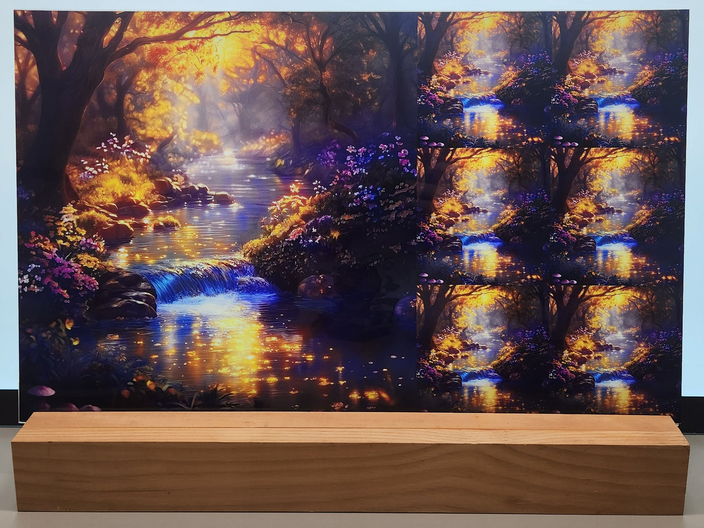 DecoCraft - Scenic Tiles Series - Whimsical Hallow - Golden Waters