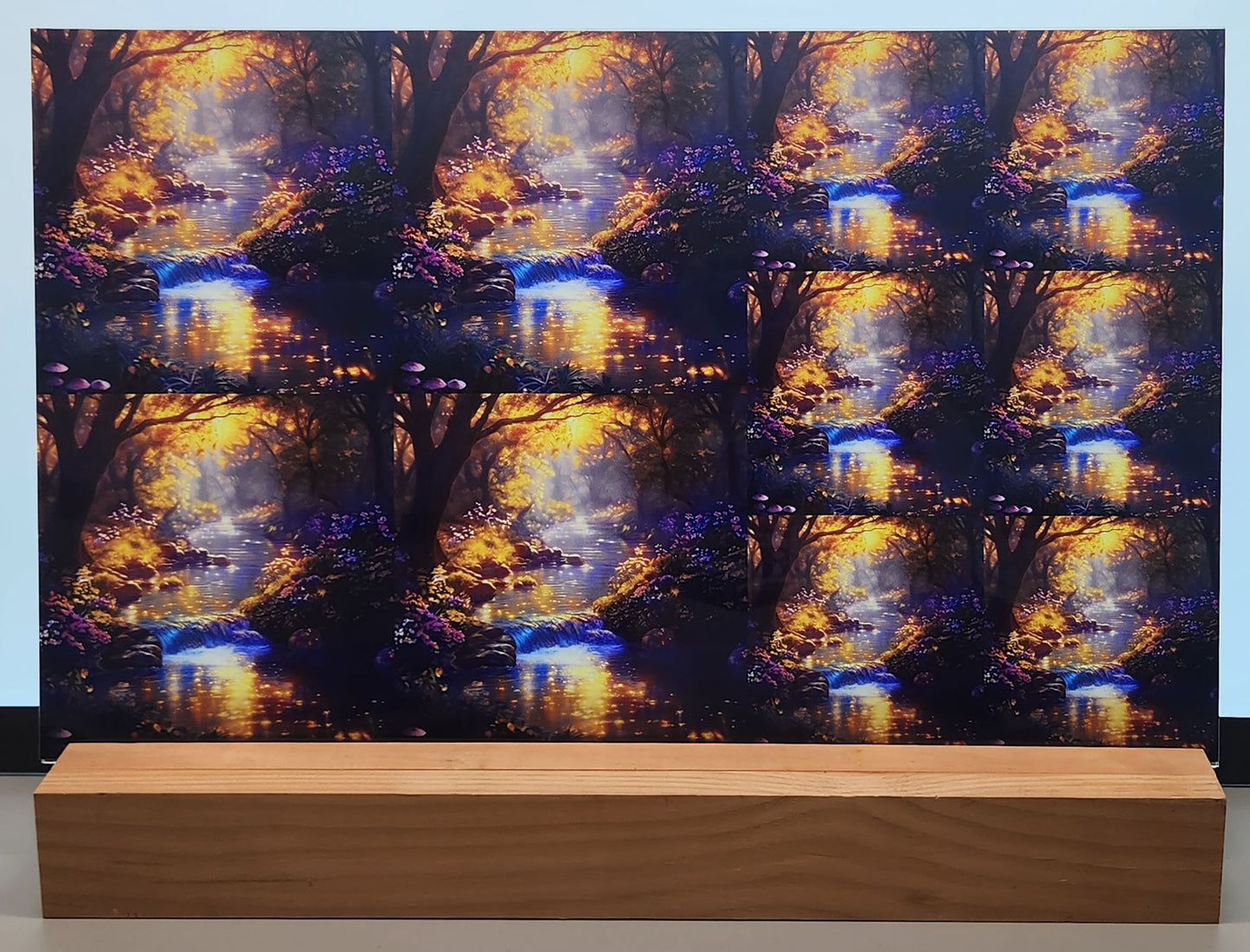 DecoCraft - Scenic Tiles Series - Whimsical Hallow - Golden Waters