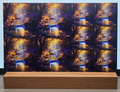 DecoCraft - Scenic Tiles Series - Whimsical Hallow - Golden Waters