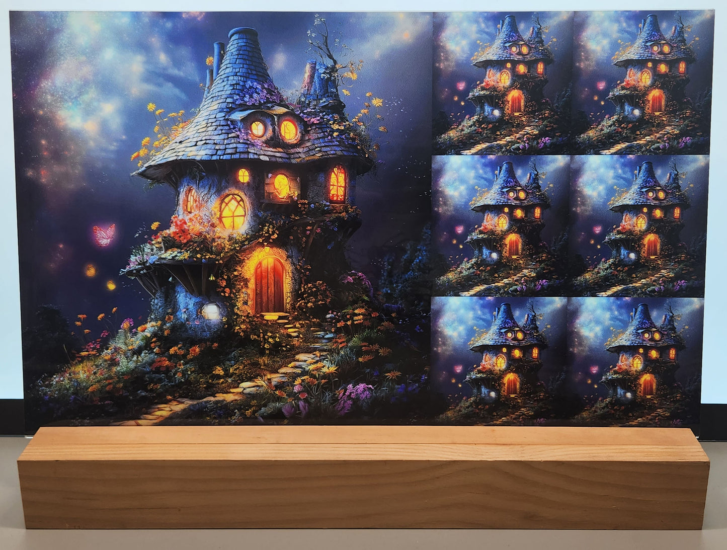 DecoCraft - Scenic Tiles Series - Whimsical Hallow - Fairy Cottage