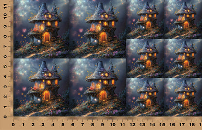 DecoCraft - Scenic Tiles Series - Whimsical Hallow - Fairy Cottage