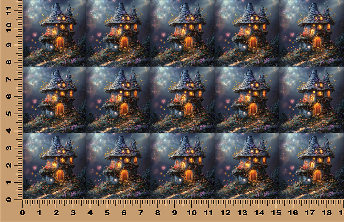 DecoCraft - Scenic Tiles Series - Whimsical Hallow - Fairy Cottage