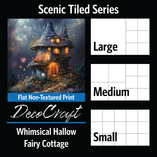 DecoCraft - Scenic Tiles Series - Whimsical Hallow - Fairy Cottage