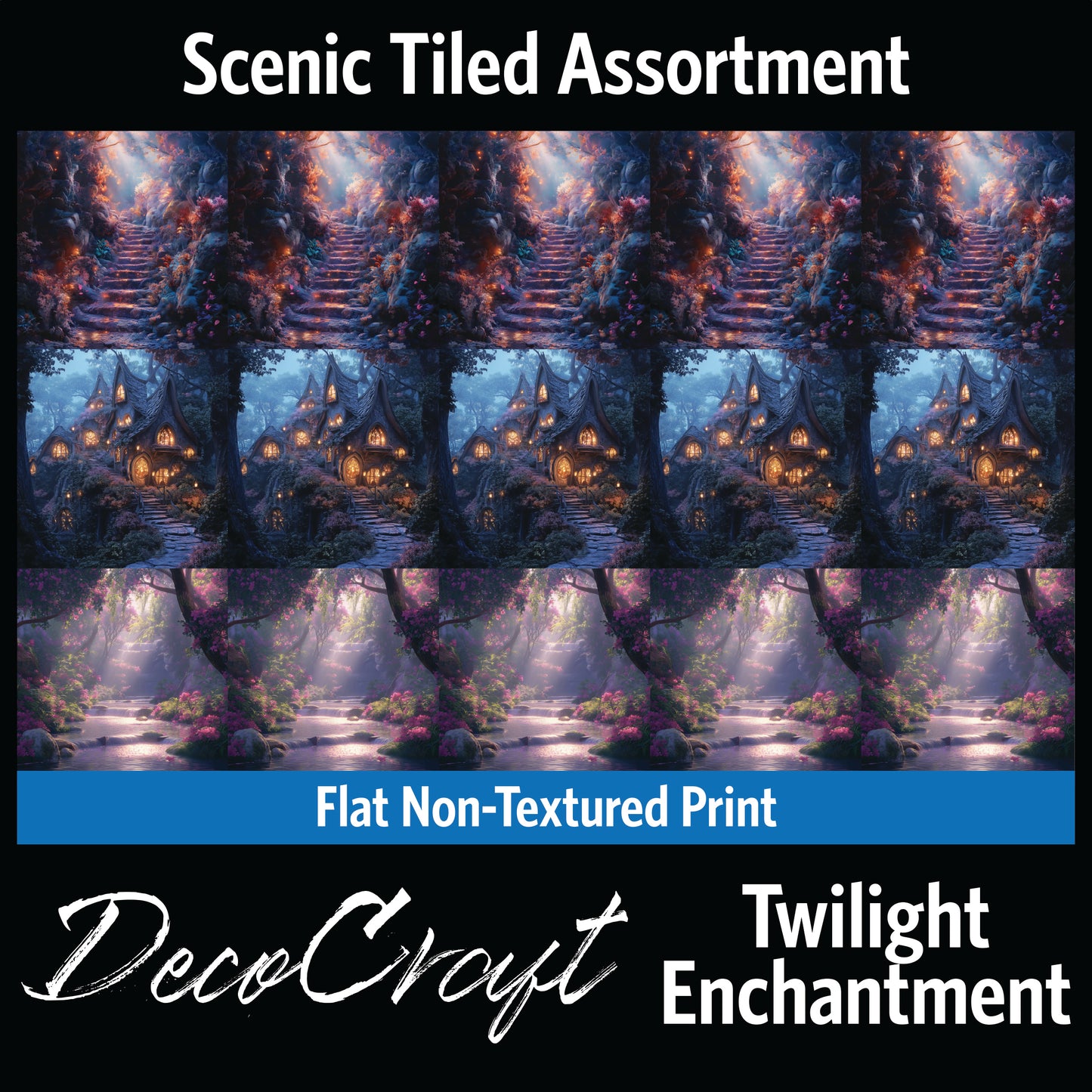 DecoCraft - Scenic Tiles Series - Twilight Enchantment