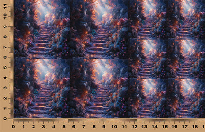 DecoCraft - Scenic Tiles Series - Twilight Enchantment - Stairs