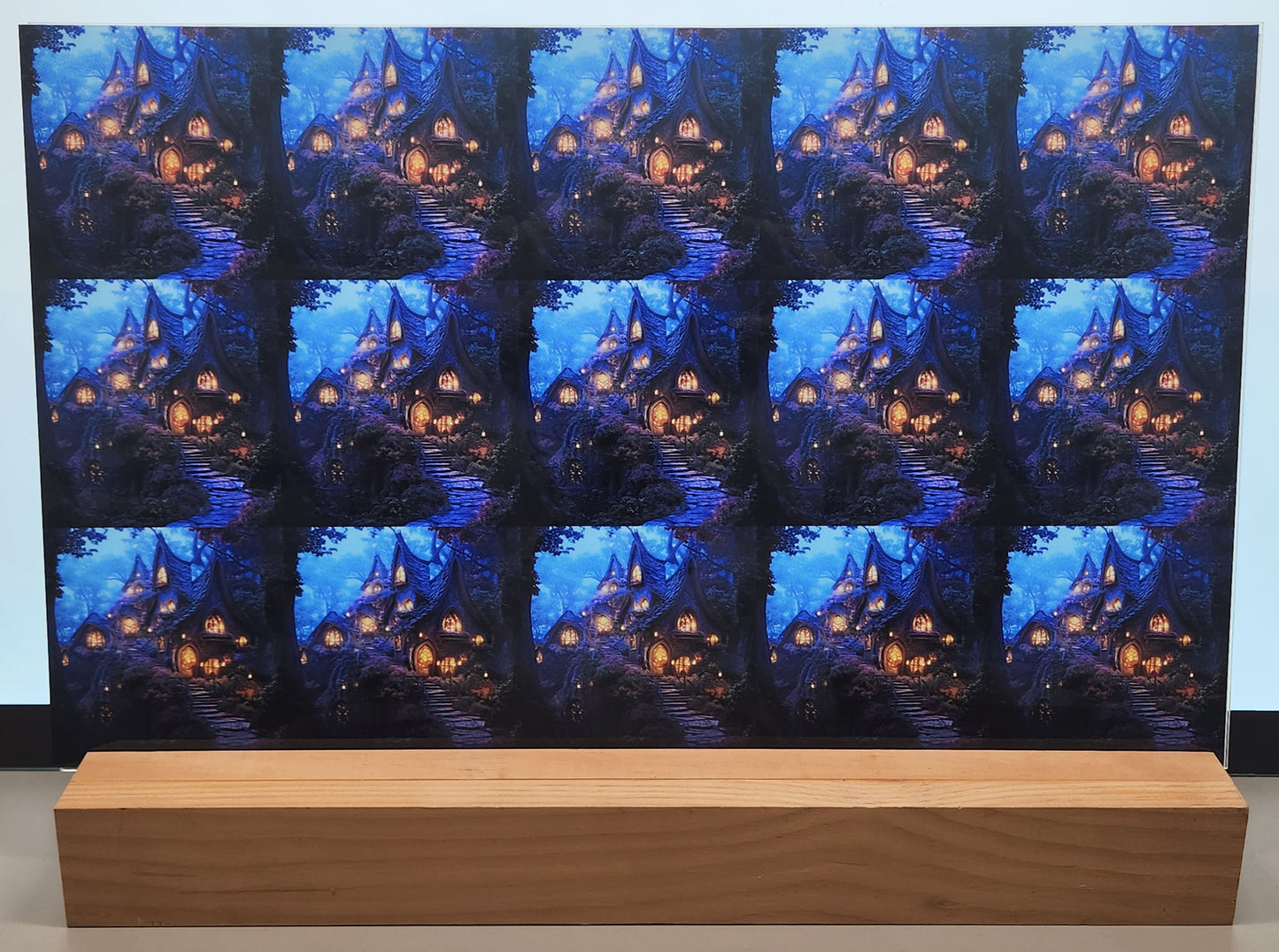 DecoCraft - Scenic Tiles Series - Twilight Enchantment - Cottage