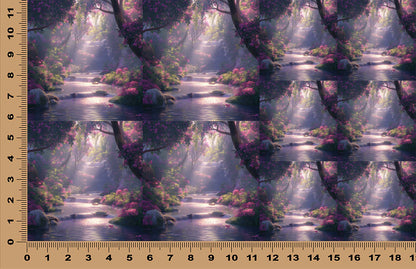 DecoCraft - Scenic Tiles Series - Twilight Enchantment - Waterfall