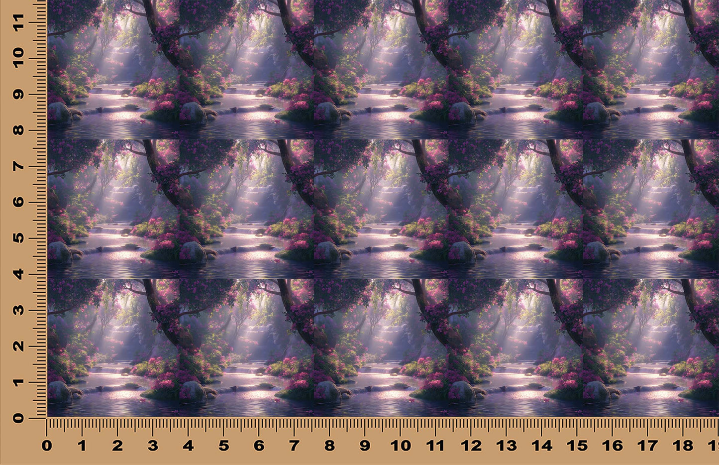 DecoCraft - Scenic Tiles Series - Twilight Enchantment - Waterfall