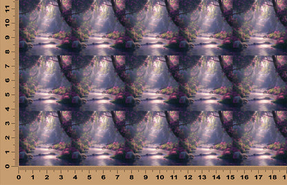 DecoCraft - Scenic Tiles Series - Twilight Enchantment - Waterfall