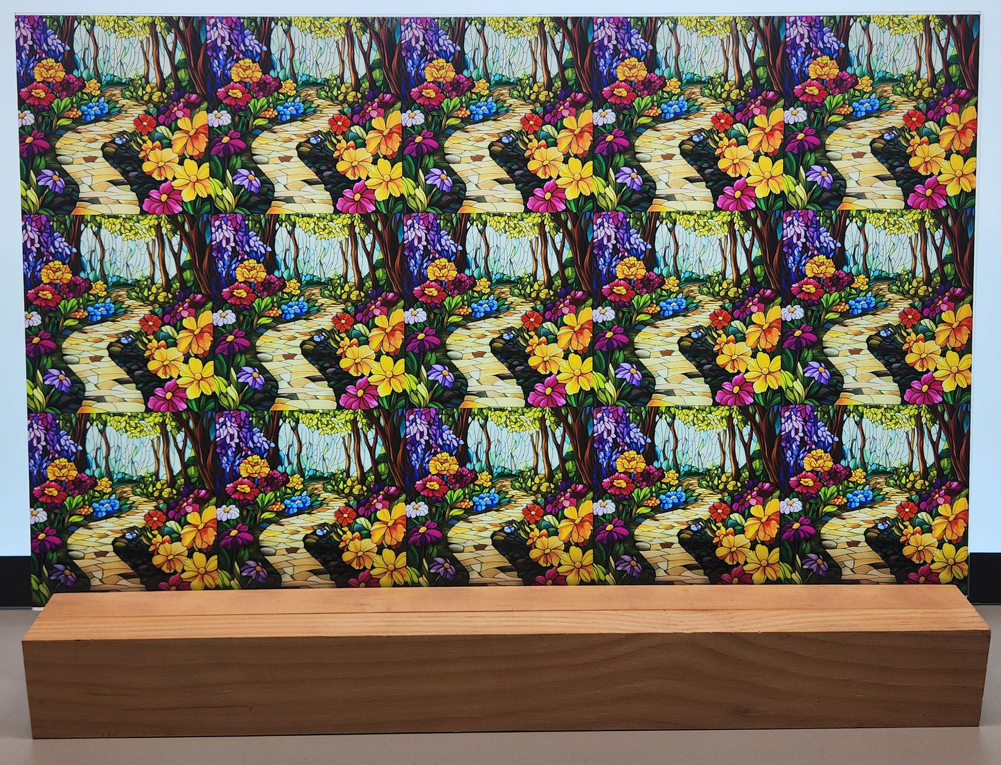 DecoCraft - Scenic Elevated Texture Tiles - Blooming Forest