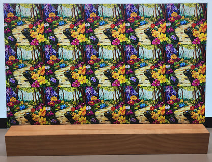 DecoCraft - Scenic Elevated Texture Tiles - Blooming Forest