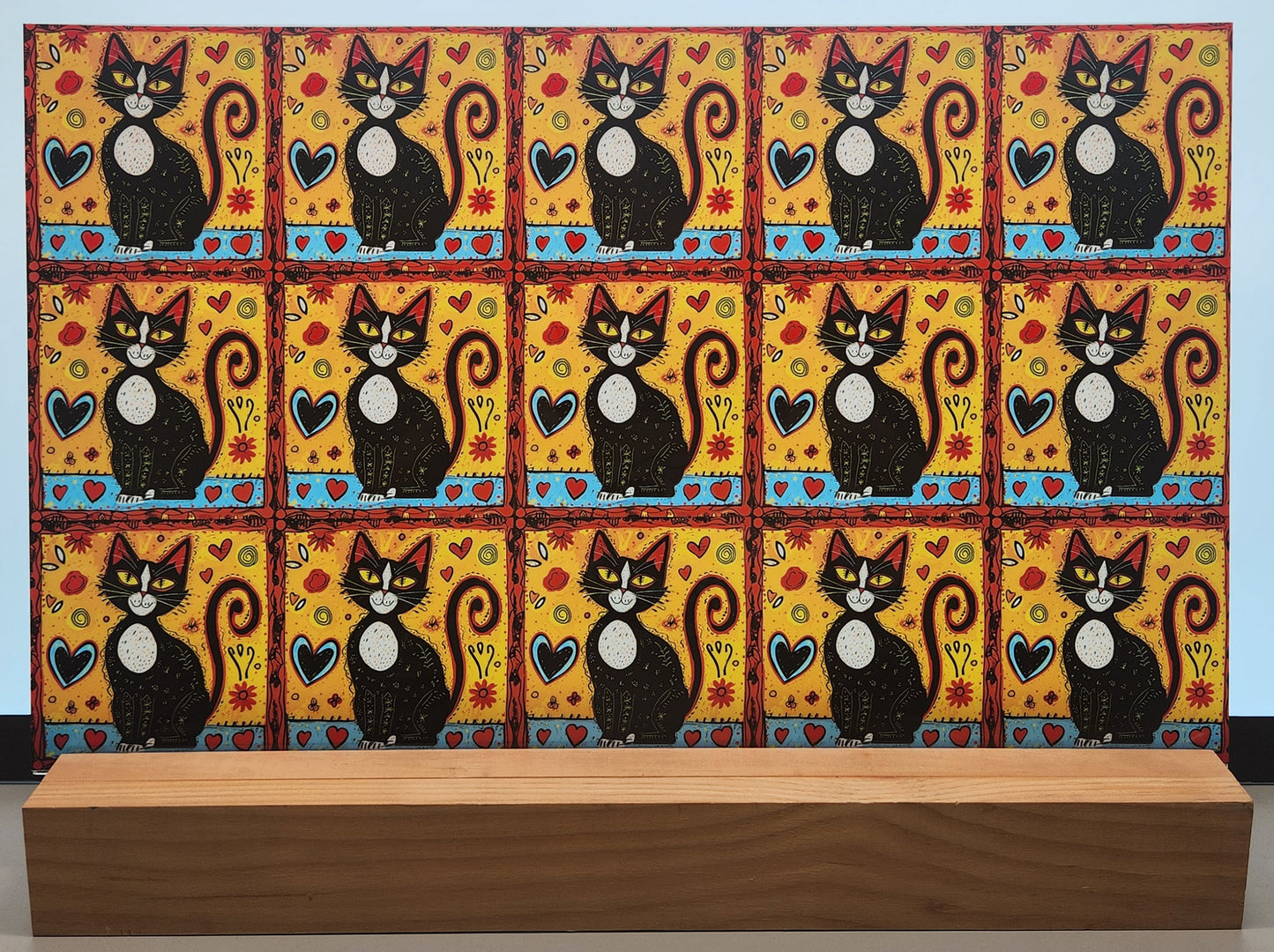 DecoCraft - Scenic Tiles Series - Whiskered Love - Cats - Whisker Charm