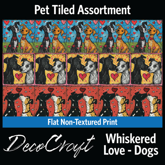 DecoCraft - Scenic Tiles Series - Whiskered Love - Dogs