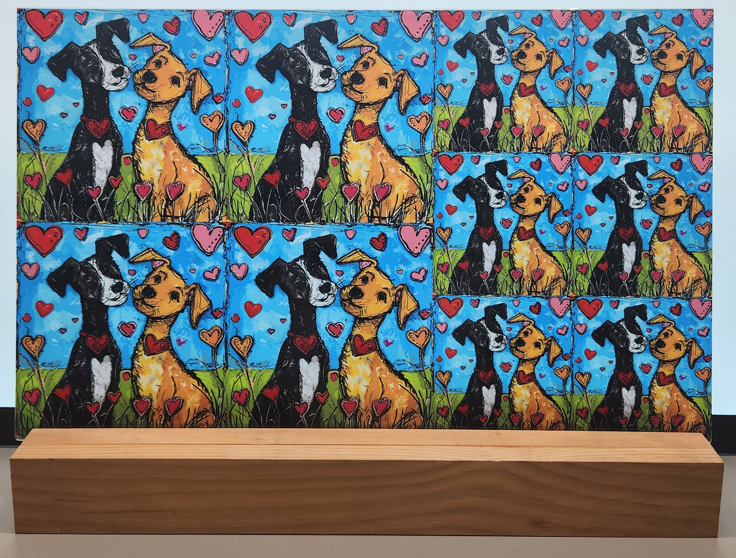 DecoCraft - Scenic Tiles Series - Whiskered Love - Dogs - Puppy Pals