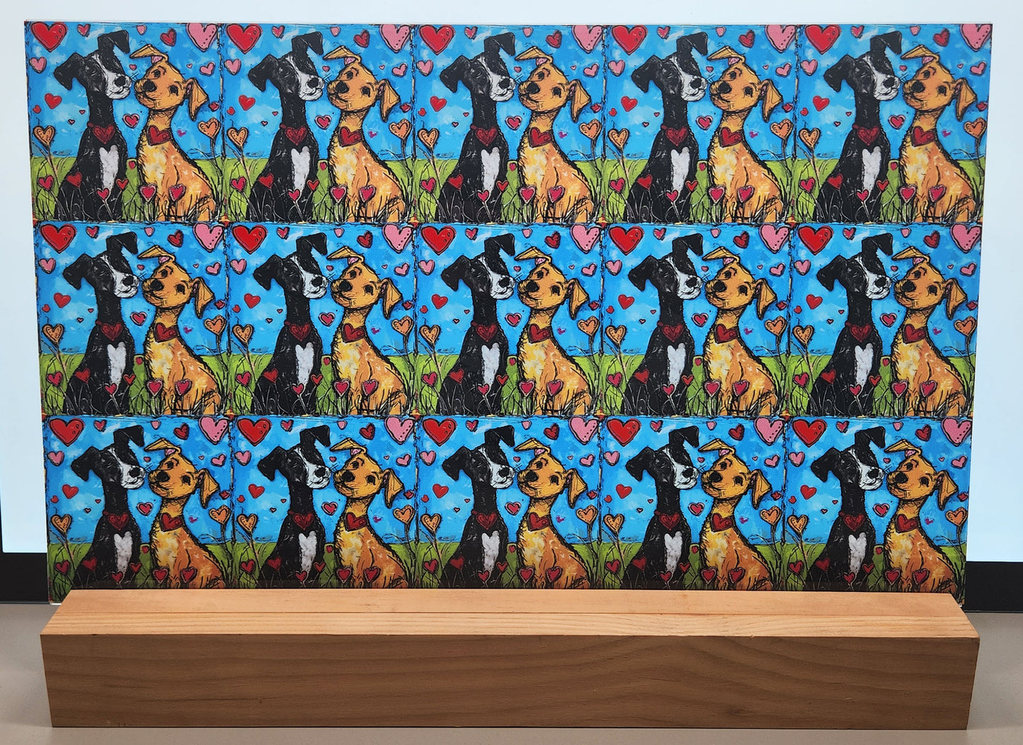 DecoCraft - Scenic Tiles Series - Whiskered Love - Dogs - Puppy Pals