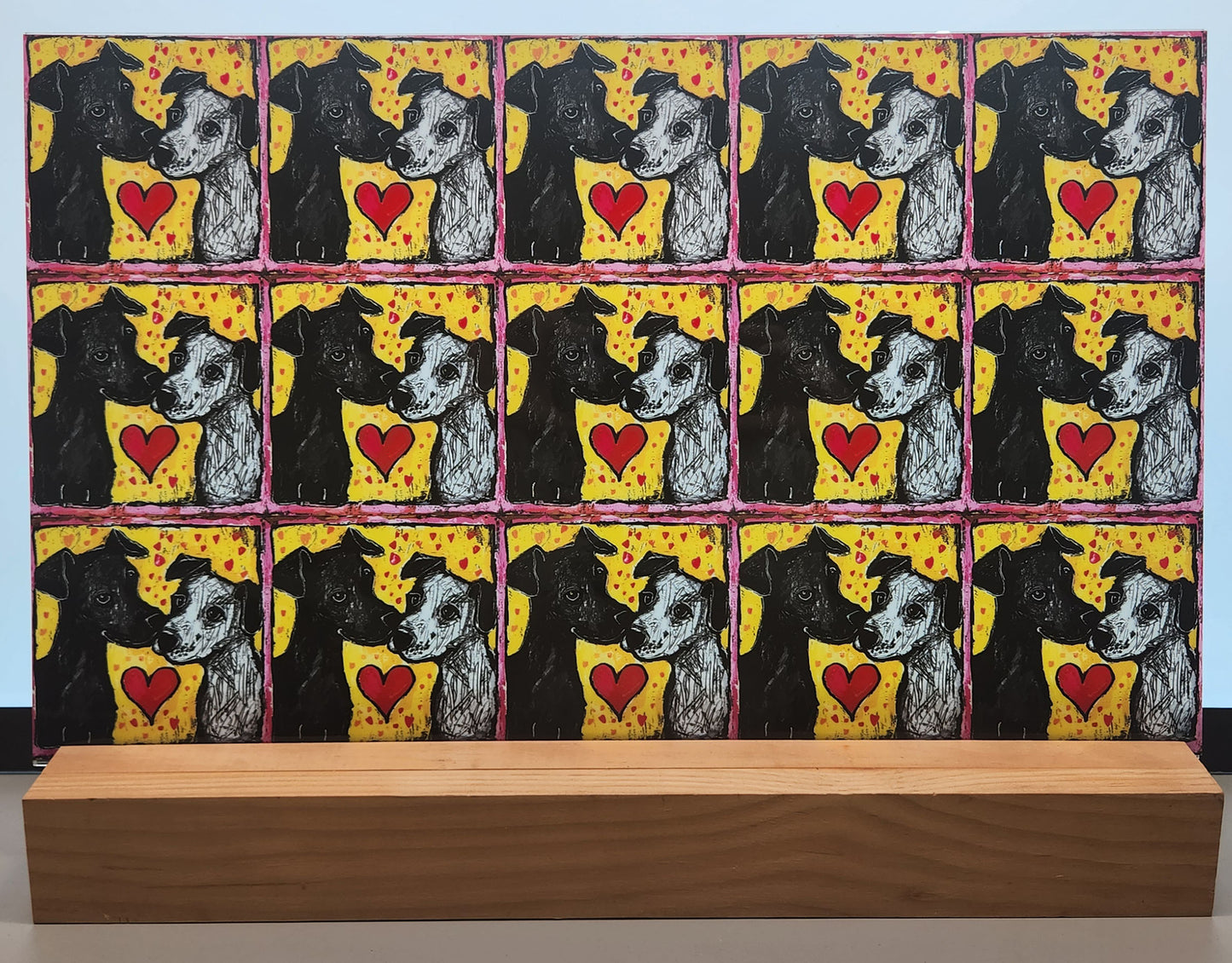 DecoCraft - Scenic Tiles Series - Whiskered Love - Dogs - Loyal Companions