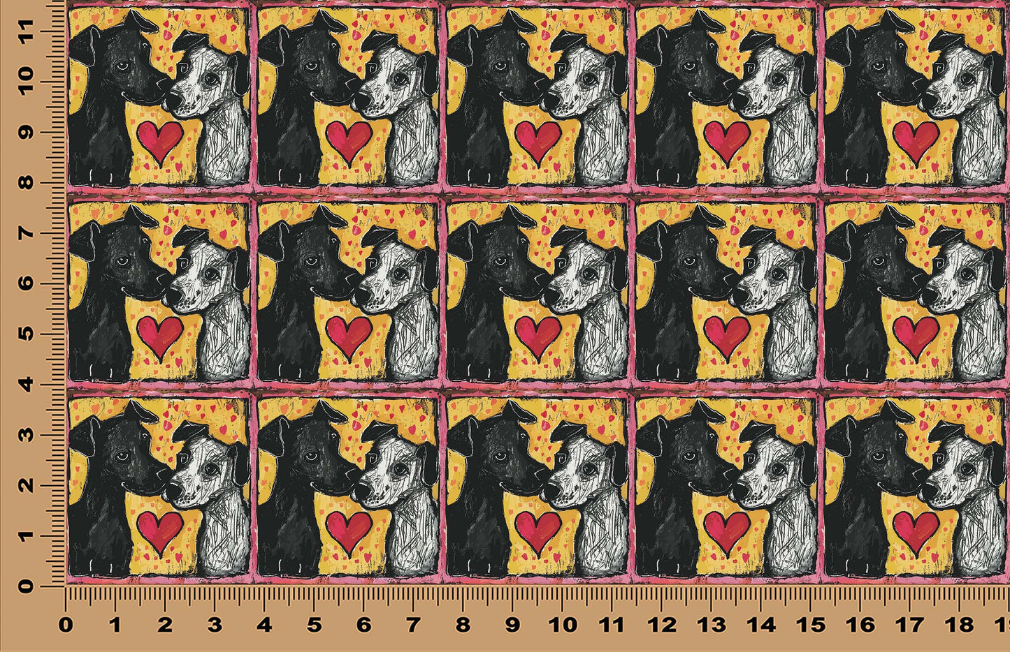 DecoCraft - Scenic Tiles Series - Whiskered Love - Dogs - Loyal Companions