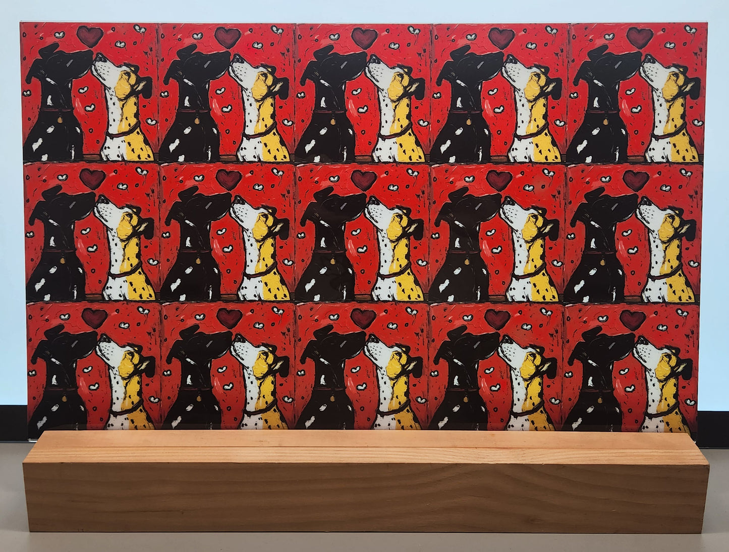 DecoCraft - Scenic Tiles Series - Whiskered Love - Dogs - Puppy Love