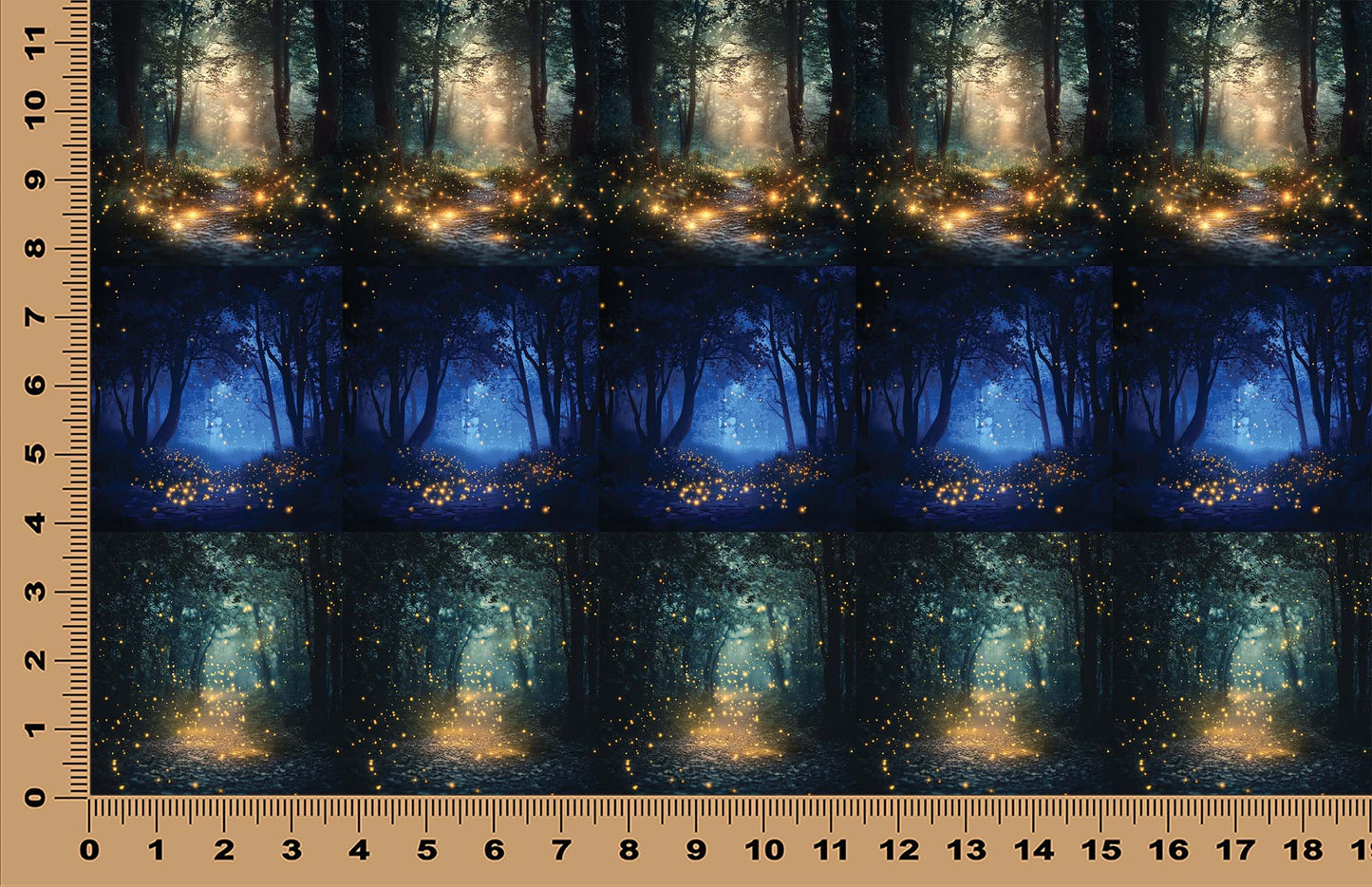 DecoCraft - Scenic Tiles Series - Magical Fireflies