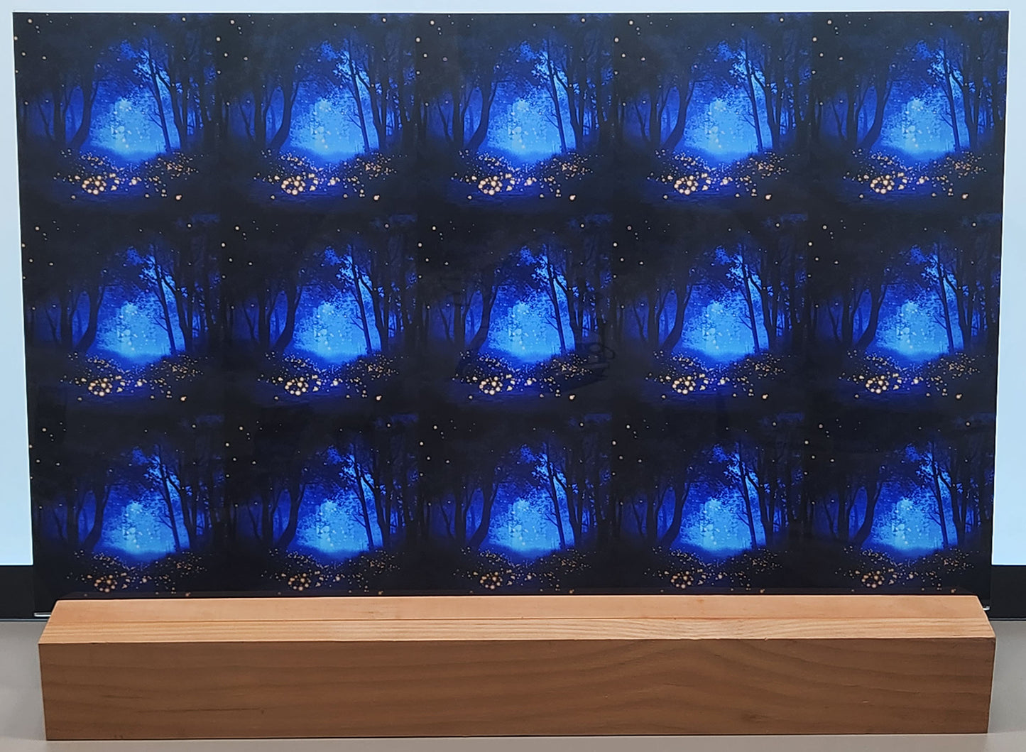 DecoCraft - Scenic Tiles Series - Magical Fireflies - Midnight Forest