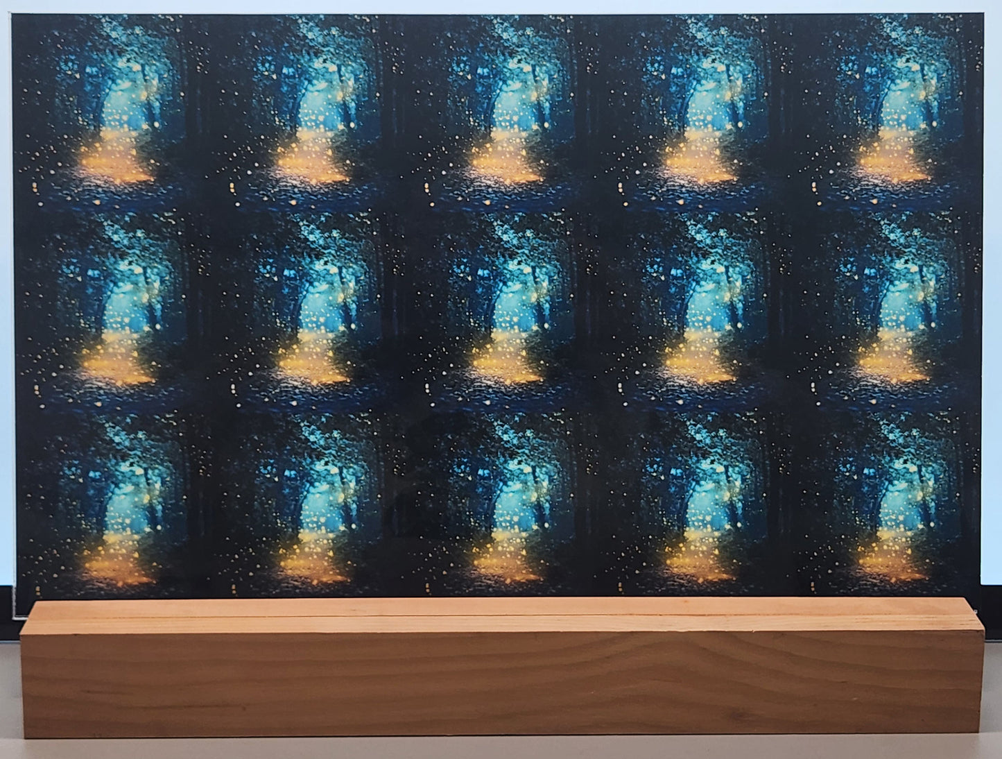 DecoCraft - Scenic Tiles Series - Magical Fireflies- Forest Sunset