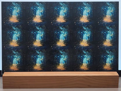 DecoCraft - Scenic Tiles Series - Magical Fireflies- Forest Sunset