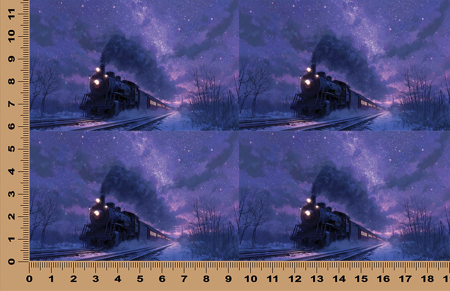 DecoCraft - Scenic Landscape Tiles Series - Celestial Express