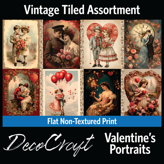 DecoCraft - Vintage Portrait Series - Valentine Portraits