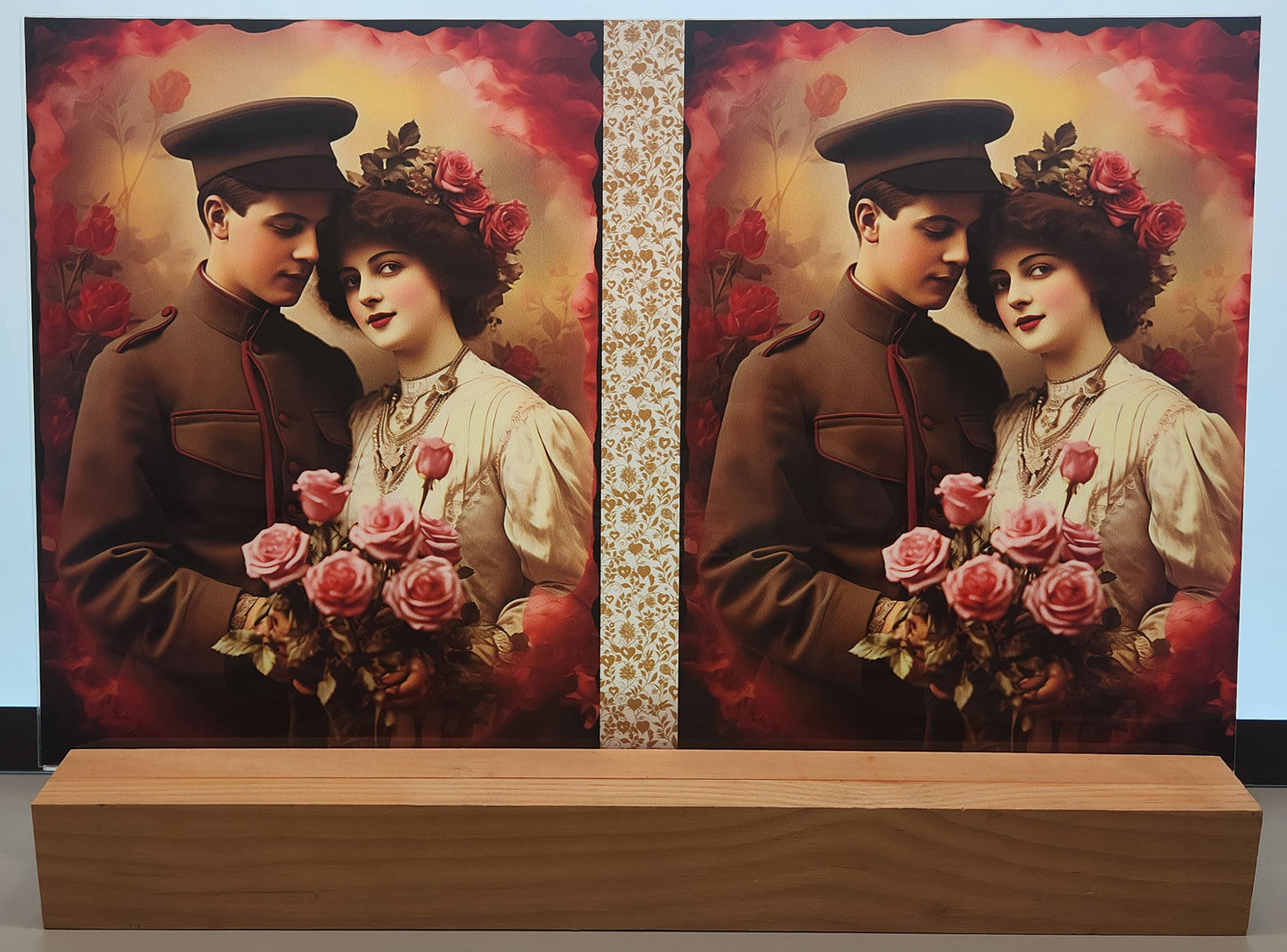 DecoCraft - Vintage Portrait Series - Valentine Portraits - Soldier's Valentine